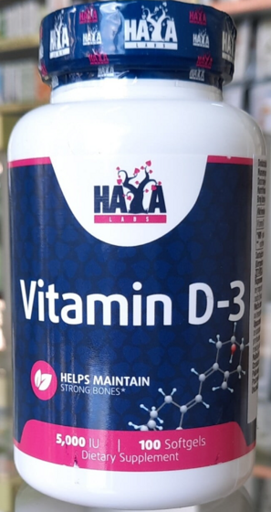 Haya Vitamin D3 5.000 IU 100 caps