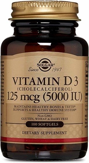 Vitamin D3 5000 IU 100 caps